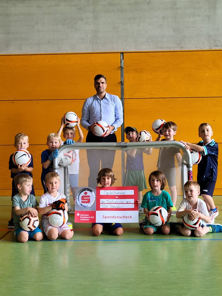 Ballschule des TSV Ilshofen bedankt sich für Spende